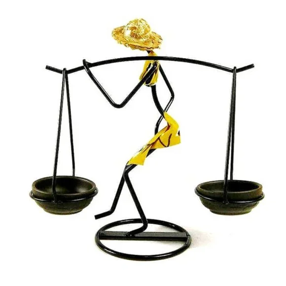 COPY - African Candle Holder | Metal Candlestick | Tribal Figurines | Art | Uji… - Picture 9 of 11